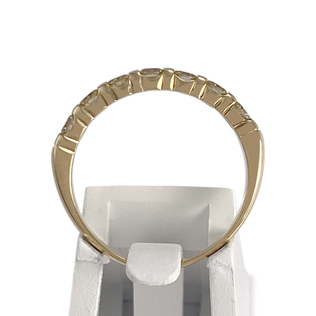 Bague d'occasion or 750 jaune diamants - vue 3
