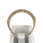 Bague d'occasion or 750 jaune diamants - vue 3