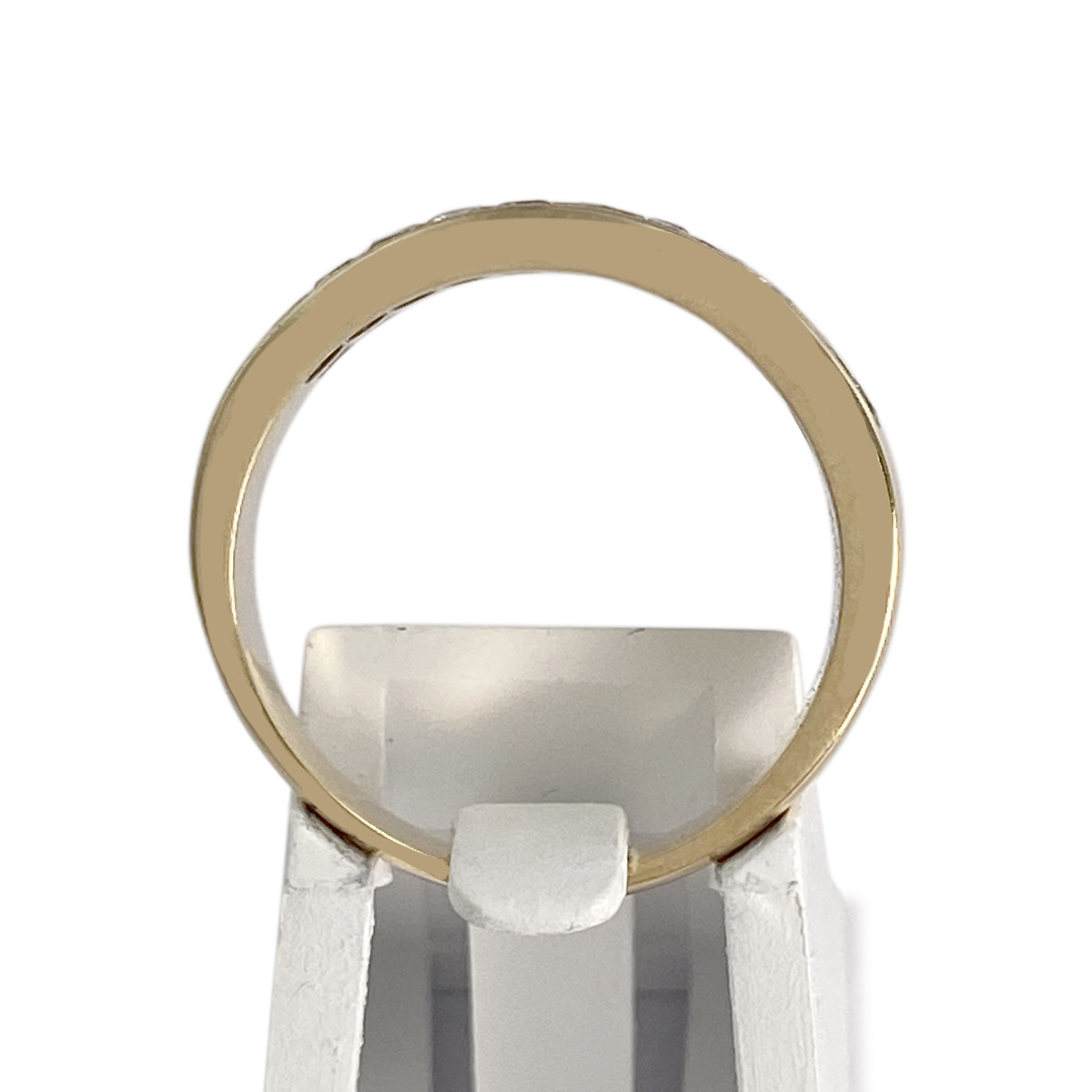 Bague d'occasion or 750 jaune diamants - vue 3