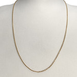 Chaîne d'occasion or 750 jaune maille forçat - vue 2