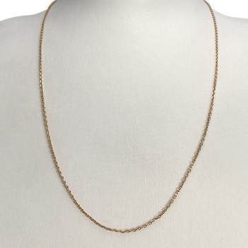 Chaîne d'occasion or 750 jaune maille forçat
