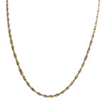 Chaîne d'occasion or 750 jaune maille torsadée 46 cm - vue 1