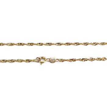 Chaîne d'occasion or 750 jaune maille torsadée 46 cm