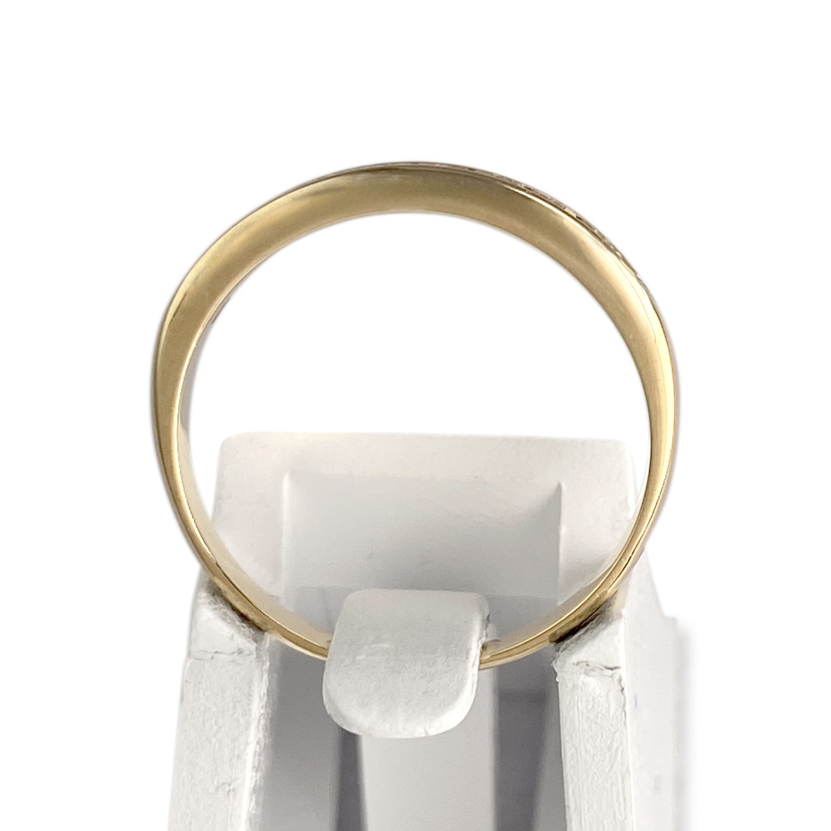 Bague d'occasion or 750 jaune diamants - vue 3