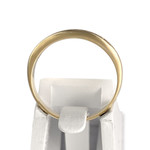 Bague d'occasion or 750 jaune diamants - vue 3