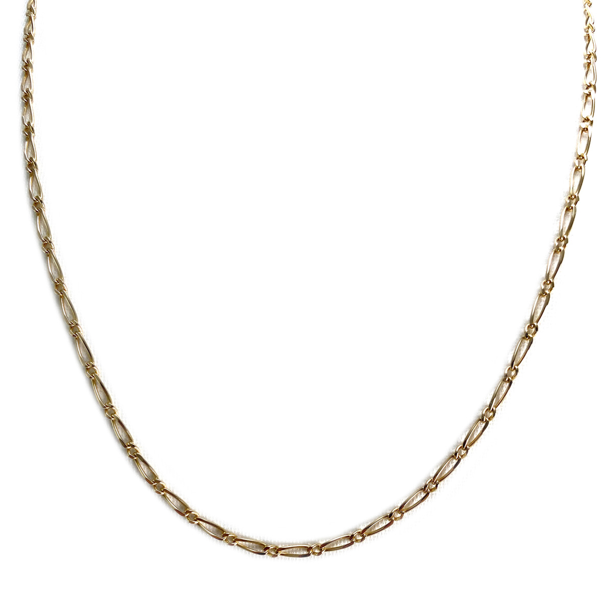 Pre-owned 750 yellow gold chain with horse link