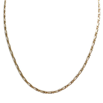 Tweedehands ketting van 750 geelgoud met paardenmotief