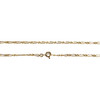 Pre-owned 750 yellow gold chain with horse link - view V3