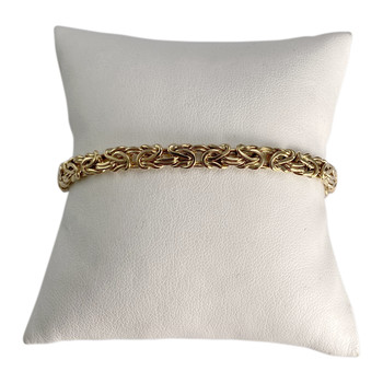 Second-hand bracelet 750 yellow gold royal link