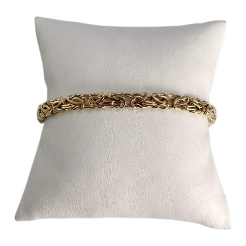 Bracelet d'occasion or 750 jaune maille royale