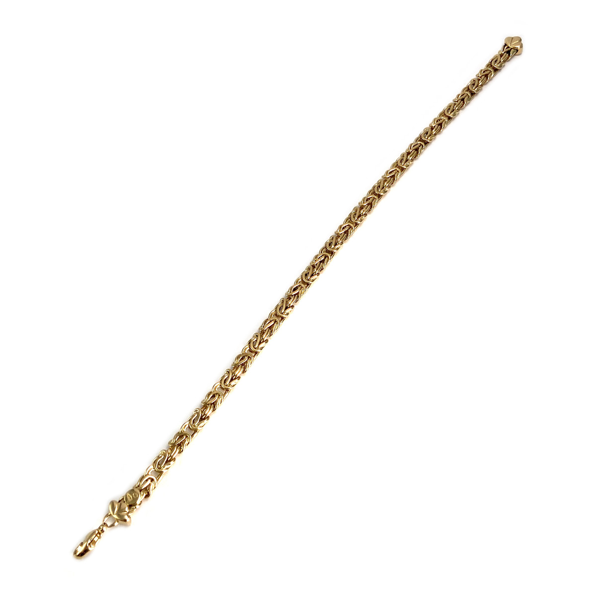 Bracelet d'occasion or 750 jaune maille royale - vue 2