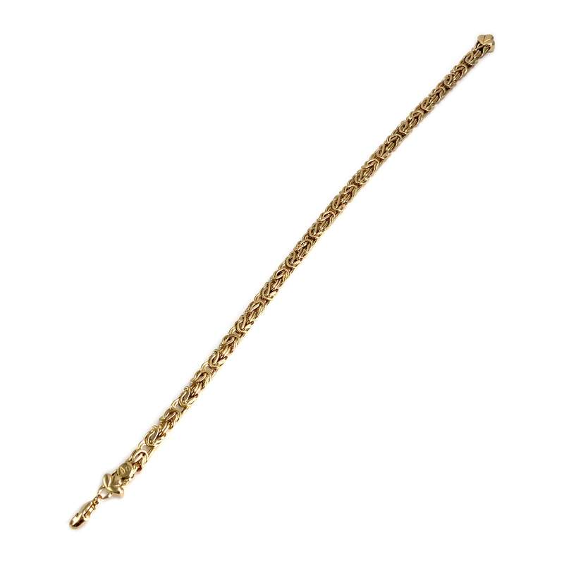 Bracelet d'occasion or 750 jaune maille royale - vue 2