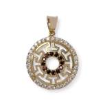 Pendentif d'occasion or 750 jaunezirconias - vue 1
