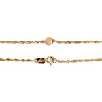 Collier d'occasion or 750 jaune maille torsadée - vue 3