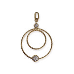 Pendentif d'occasion or 750 jaunezirconias - vue 1