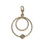 Pendentif d'occasion or 750 jaunezirconias - vue 2