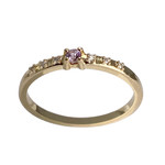 Bague MAUBOUSSIN d'occasion or 750 jaune diamant saphir - vue 1
