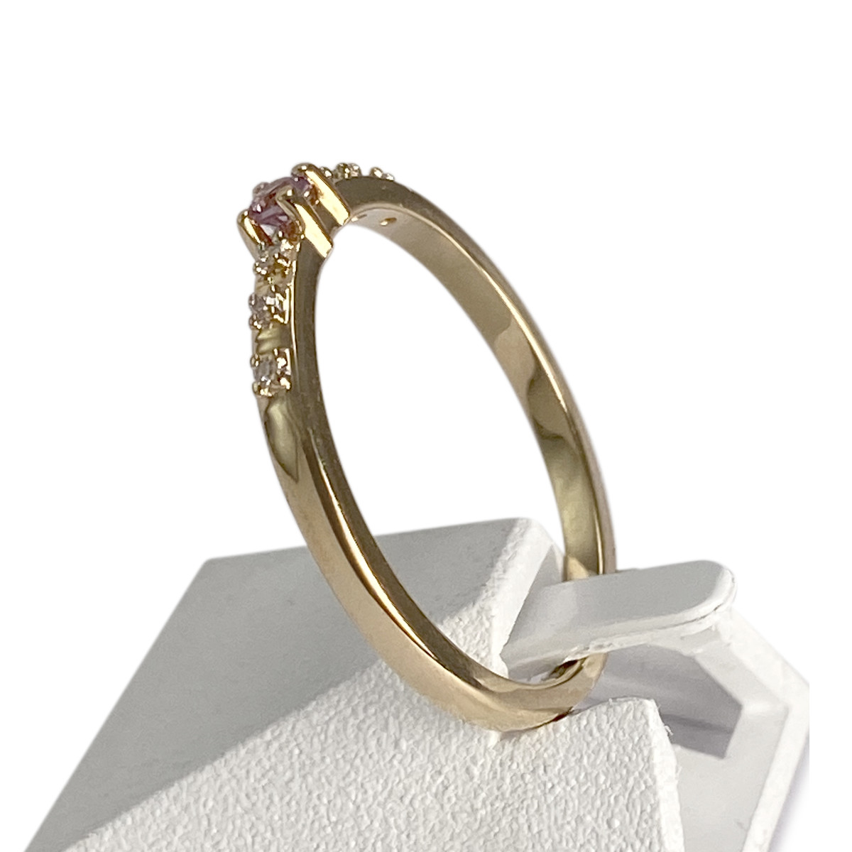 Bague MAUBOUSSIN d'occasion or 750 jaune diamant saphir - vue 2