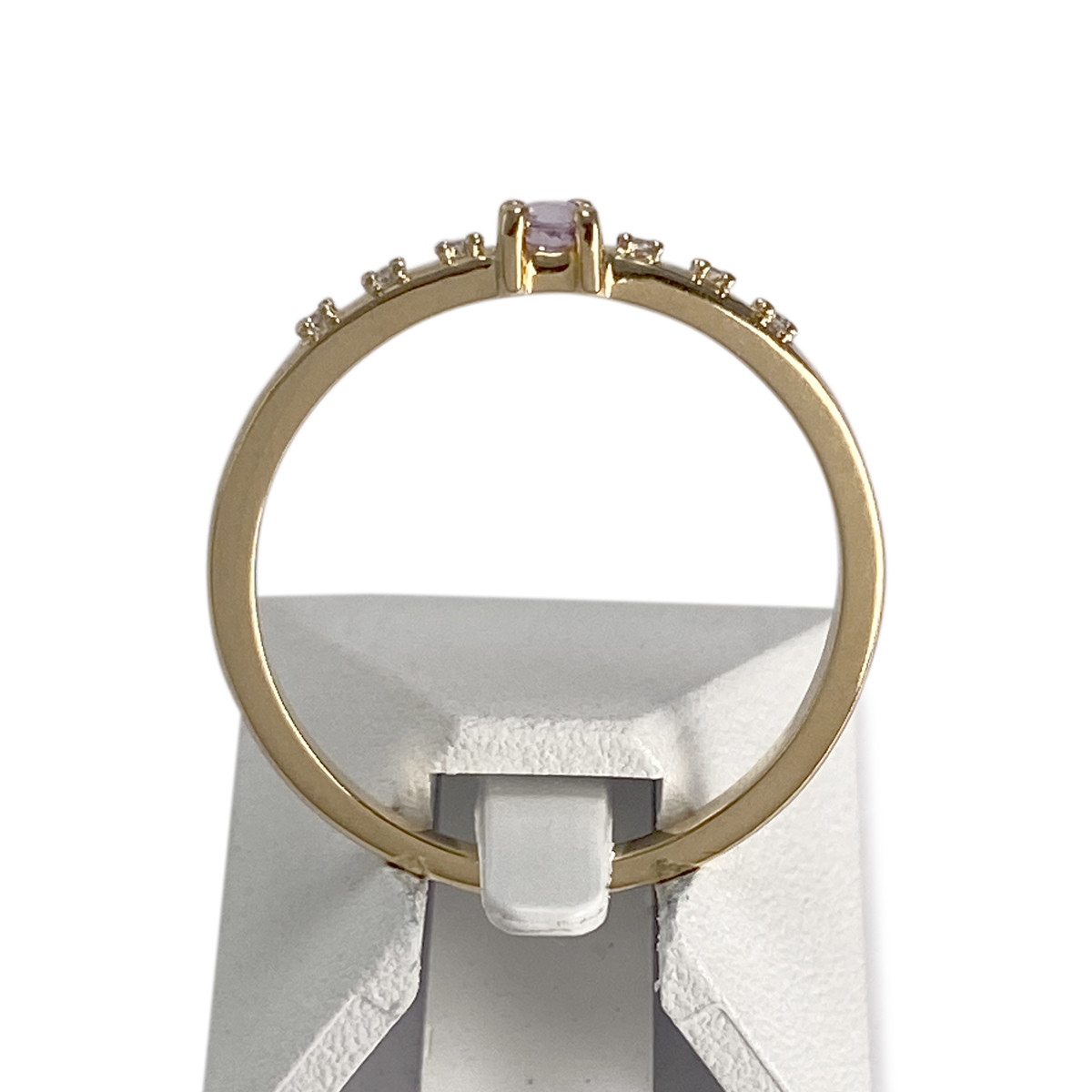 Bague MAUBOUSSIN d'occasion or 750 jaune diamant saphir - vue 3