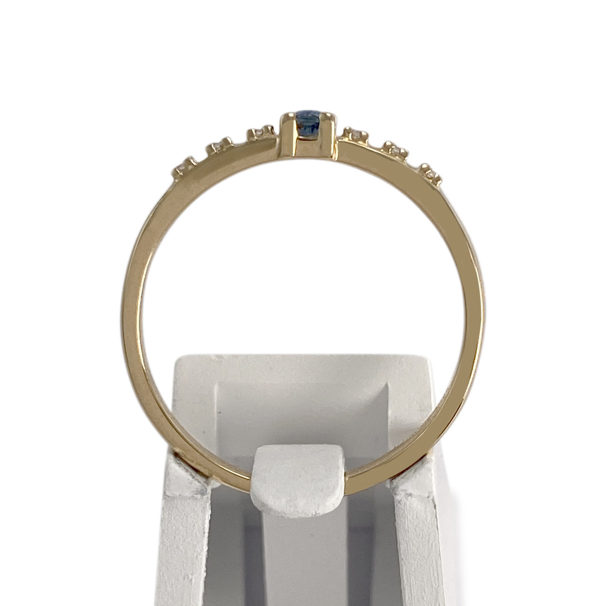 Bague MAUBOUSSIN d'occasion or 750 jaune saphir diamant - vue 3