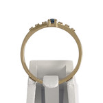 Bague MAUBOUSSIN d'occasion or 750 jaune saphir diamant - vue 3