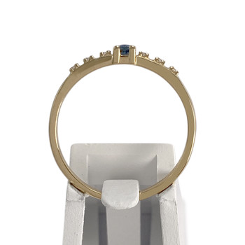 Bague MAUBOUSSIN d'occasion or 750 jaune saphir diamant