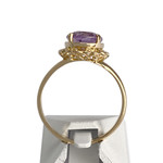Bague d'occasion or 750 jaune amethyste - vue 3