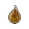 Pendentif d'occasion or 750 jaune corindon - vue V2