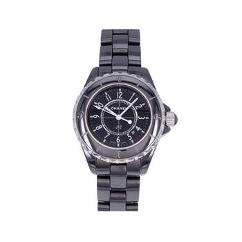CHANEL J12 dameshorloge quartz keramische armband met secondewijzer