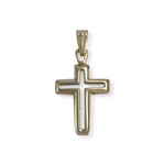 Croix d'occasion or 585 jaune - vue 1