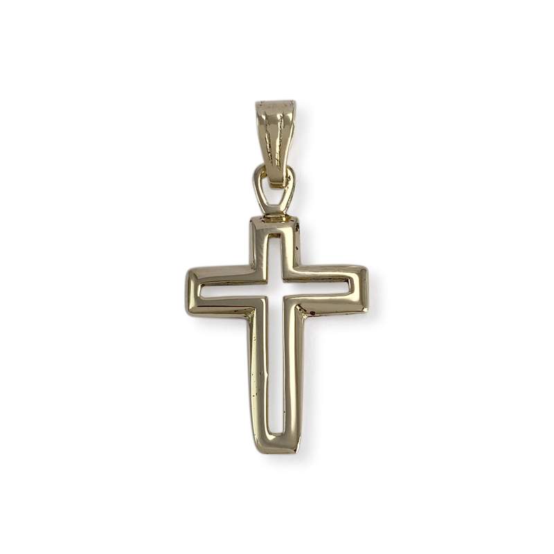 Croix d'occasion or 585 jaune - vue 1