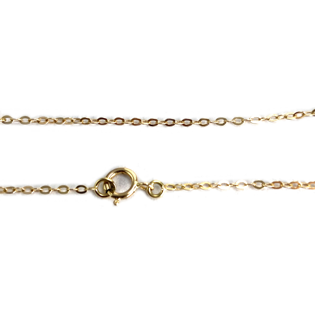 Collier d'occasion or 750 jaune maille forcat perle de culture - vue 4