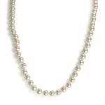 Collier d'occasion or 750 jaune perle de culture - vue 1