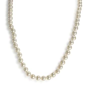 Tweedehands gouden collier 750 gele gekweekte parel