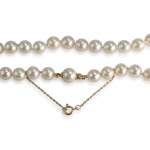 Collier d'occasion or 750 jaune perle de culture - vue 3