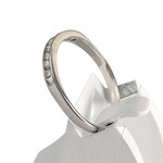 Bague d'occasion or 750 blanc diamants - vue 2