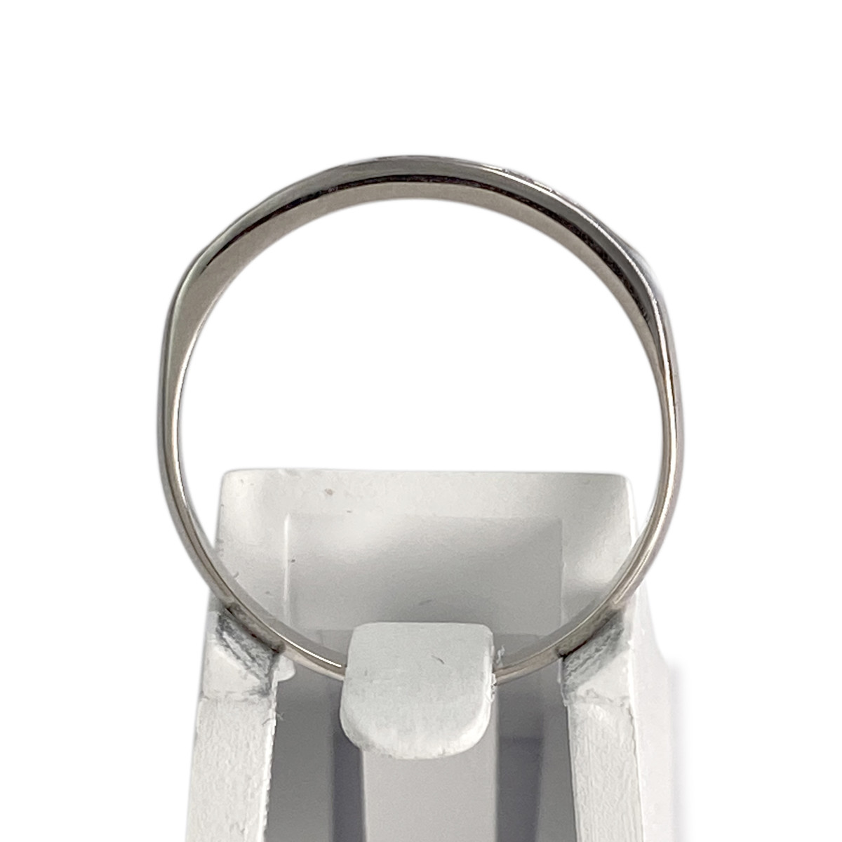 Bague d'occasion or 750 blanc diamants - vue 3