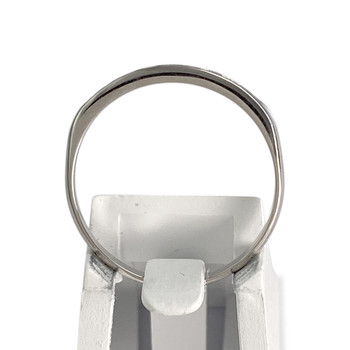 Bague d'occasion or 750 blanc diamants