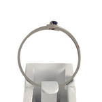 Bague d'occasion or 375 blanc saphir - vue 3