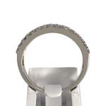 Bague d'occasion or 750 blanc diamant - vue 3