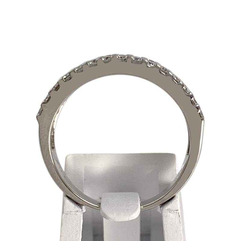 Bague d'occasion or 750 blanc diamant - vue 3