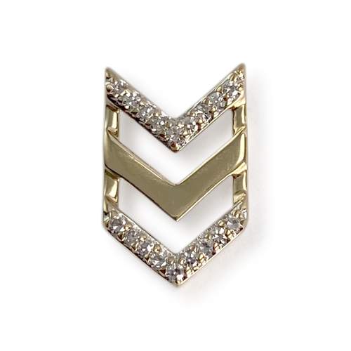 Pendentif d'occasion or 750 jaune diamant