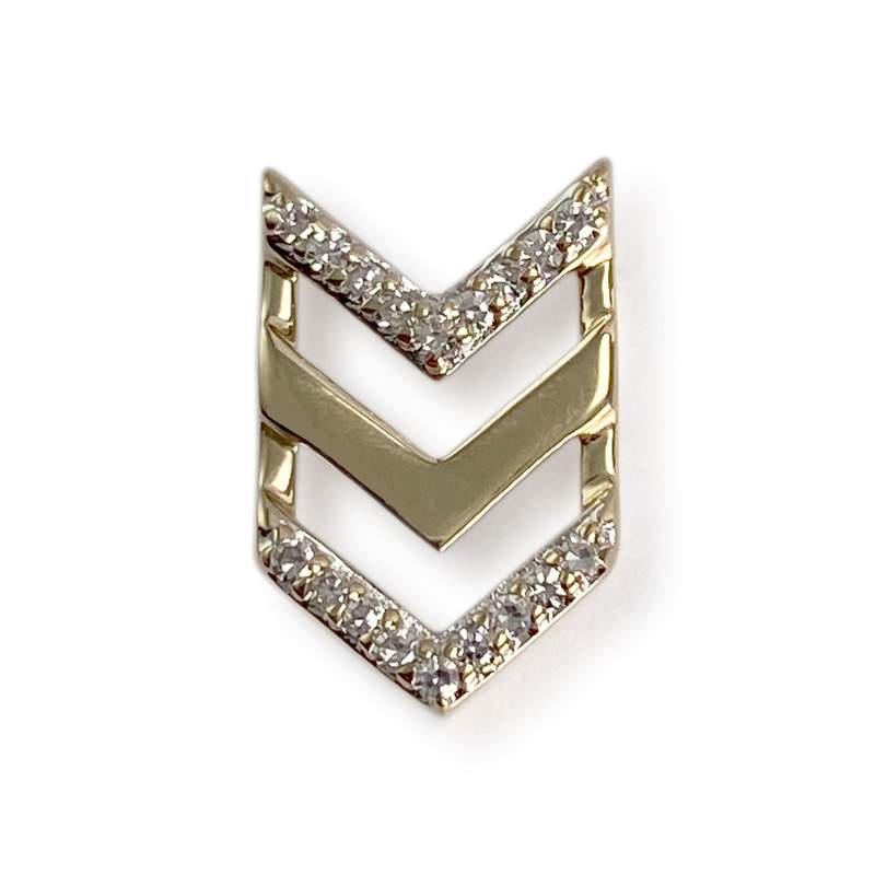 Pendentif d'occasion or 750 jaune diamant - vue 1