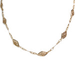 Collier d'occasion or 750 jaune maille fantaisie - vue 1