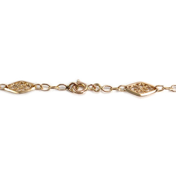 Collier d'occasion or 750 jaune maille fantaisie