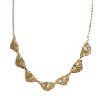 Collier d'occasion or 750 jaune maille fantaisie - vue 1