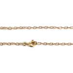Collier d'occasion en or jaune 750, maille fantaisie, 45 cm - vue 3