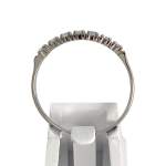 Bague d'occasion or 750 blanc diamant - vue 3
