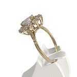 Bague d'occasion or 375 jaune zirconias - vue 2