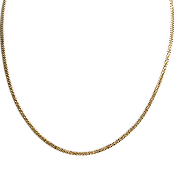 Chaîne d'occasion or 750 jaune maille gourmette